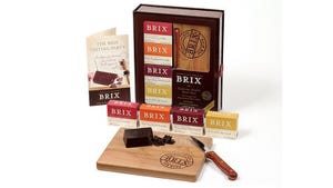 Chocolate tasting set gets book-styled packaging