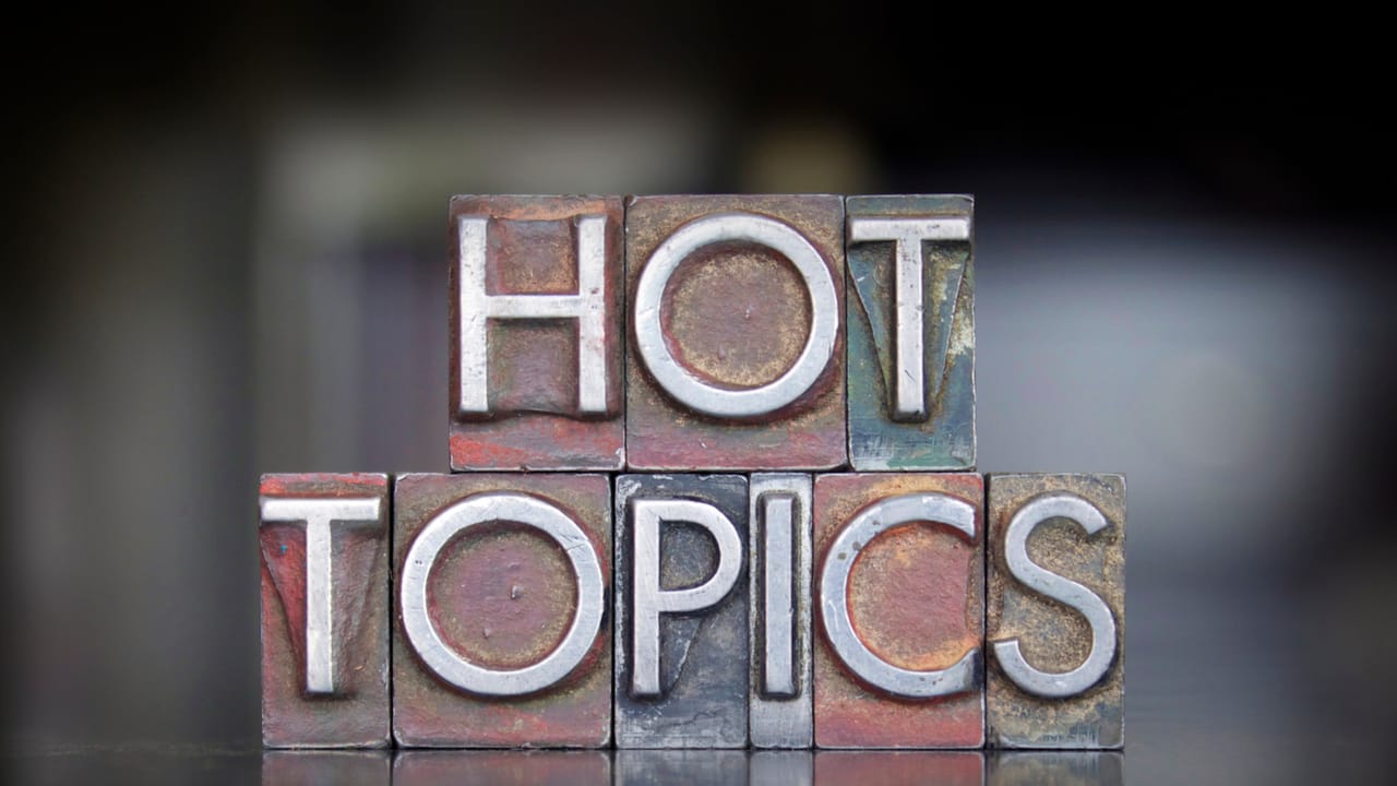 Hot Topics Text Packaging Hottest Topics for 2025, So Far