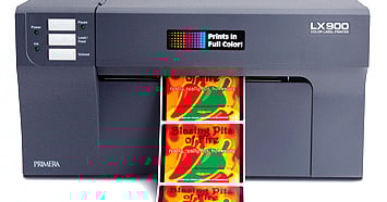 Inkjet color label printer