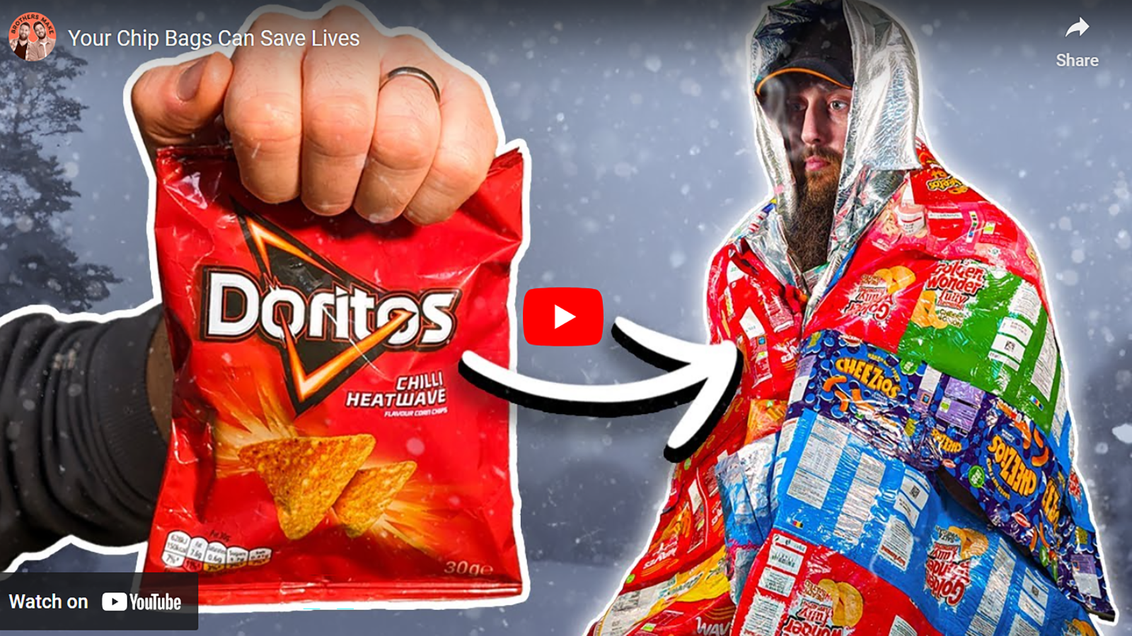 Snack bags hack to make insulated blankets