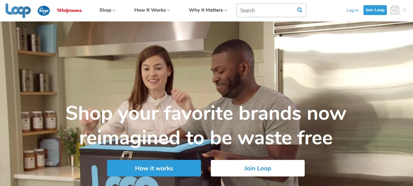 Loop reusable packaging shopping platform launches in the U.S.