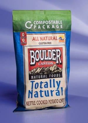 Boulder Canyon Natural Foods adopts compostable packaging for potato chips