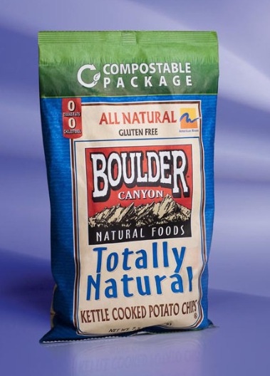 Boulder Canyon Natural Foods adopts compostable packaging for potato chips