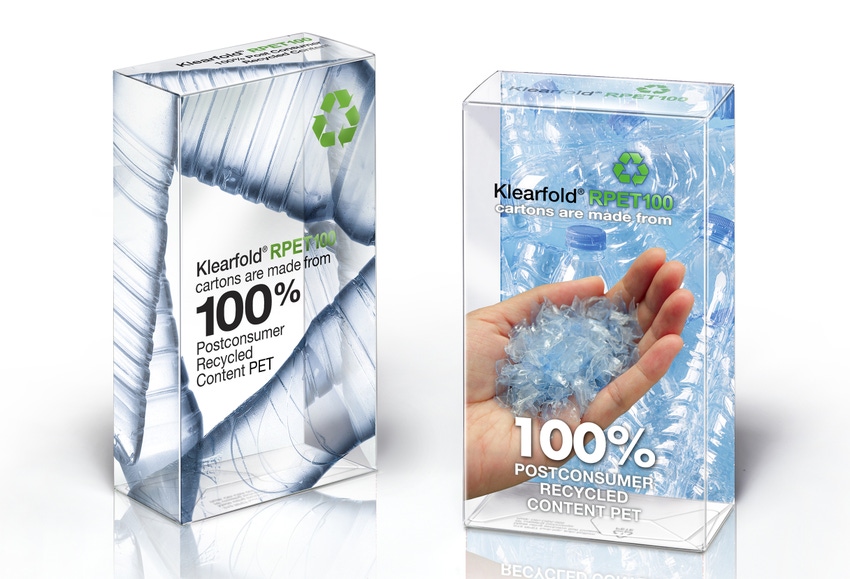 100% PCR RPET cartons help brands meet sustainable goals