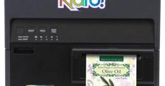 Color inkjet label printer