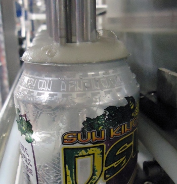 Beer canning line is sized for perfection