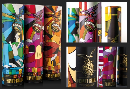 Fernet Branca's Christmas collection gets colorful designs