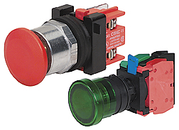 E-stop pushbuttons