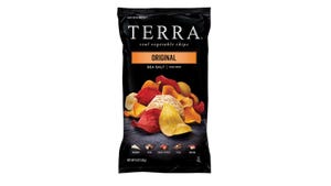 Chip packaging highlights vegetable experience