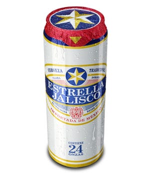 Anheuser-Busch launches foil-top cans for Estrella Jalisco beer