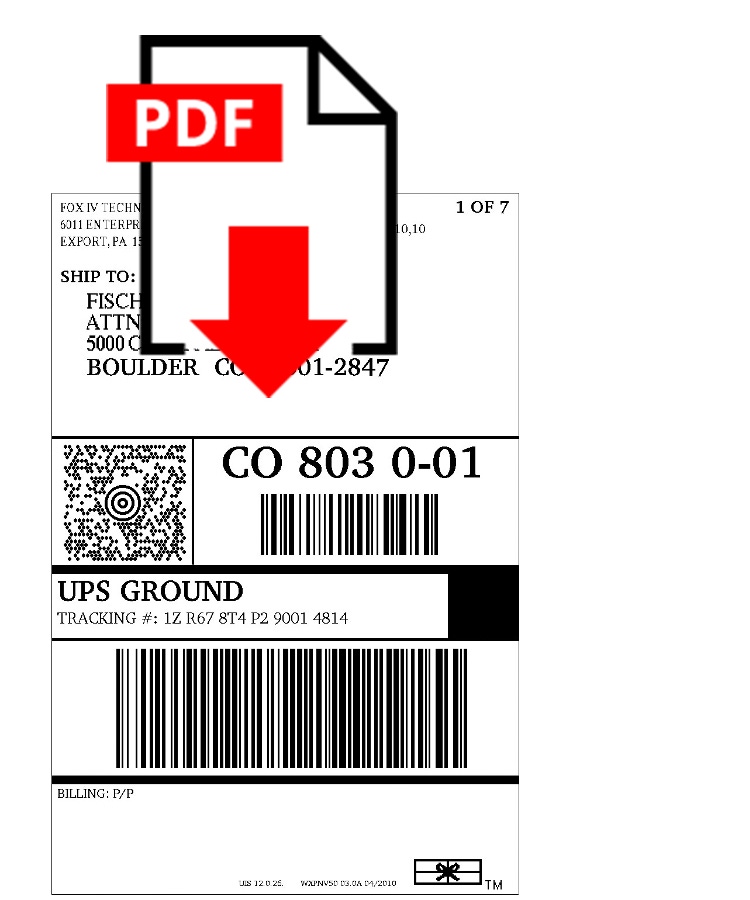 Label printer can handle PDFs directly