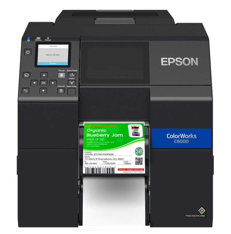 Epson ColorWorks C6000P Color Inkjet Label Printer with Peel-and-Present front-web.jpg