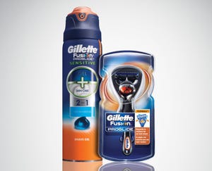 Gillette shave-gel package says ‘no’ to messes, rust and guessing: Gallery