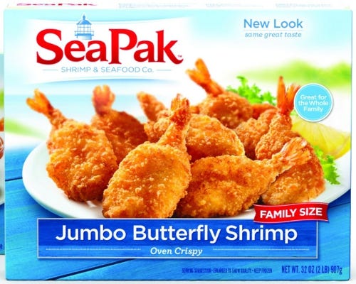 Packaging redesign communicates SeaPak's rebranding