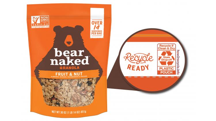 Bear Naked recyclable pouch
