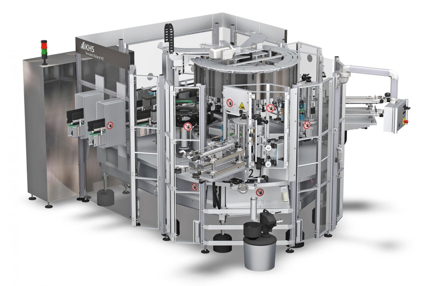Compact labeler tailored for food and beverage packaging