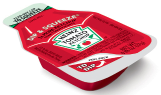 Heinz debuts retail version of Dip & Squeeze Ketchup packet for at-hom