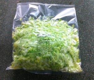 Solution for packing McDonald's lettuce is crystal clear