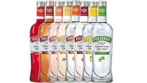 Flavored vodka packaging reflects natural aromas
