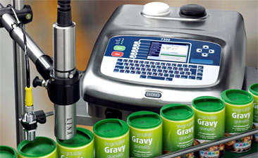 Small character continuous ink jet printer