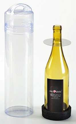 Wine bottle container