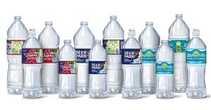 Nestle Waters rPET brands and rPET bottles