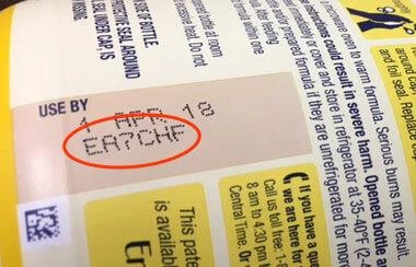 Identifier example on packaging