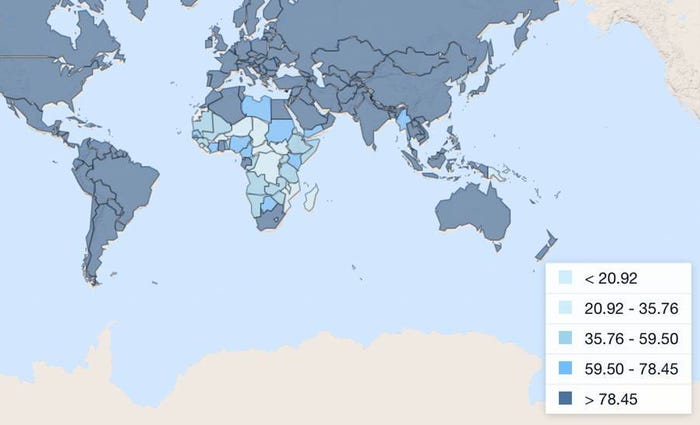 Map of sub-Saharan Africa access to electricity Map of sub-Saharan Africa access to electricity