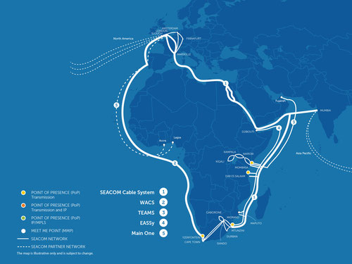 Seacom offers Kenya a route to South Africa's cloud