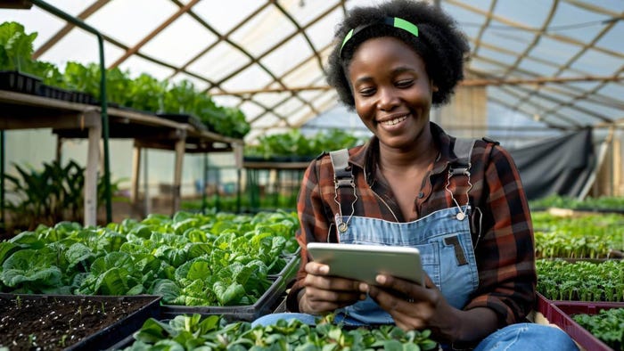 Photorealistic woman in an organic sustainable garden harvesting produce - AI-generated image Photorealistic woman in an organic sustainable garden harvesting produce - AI-generated image