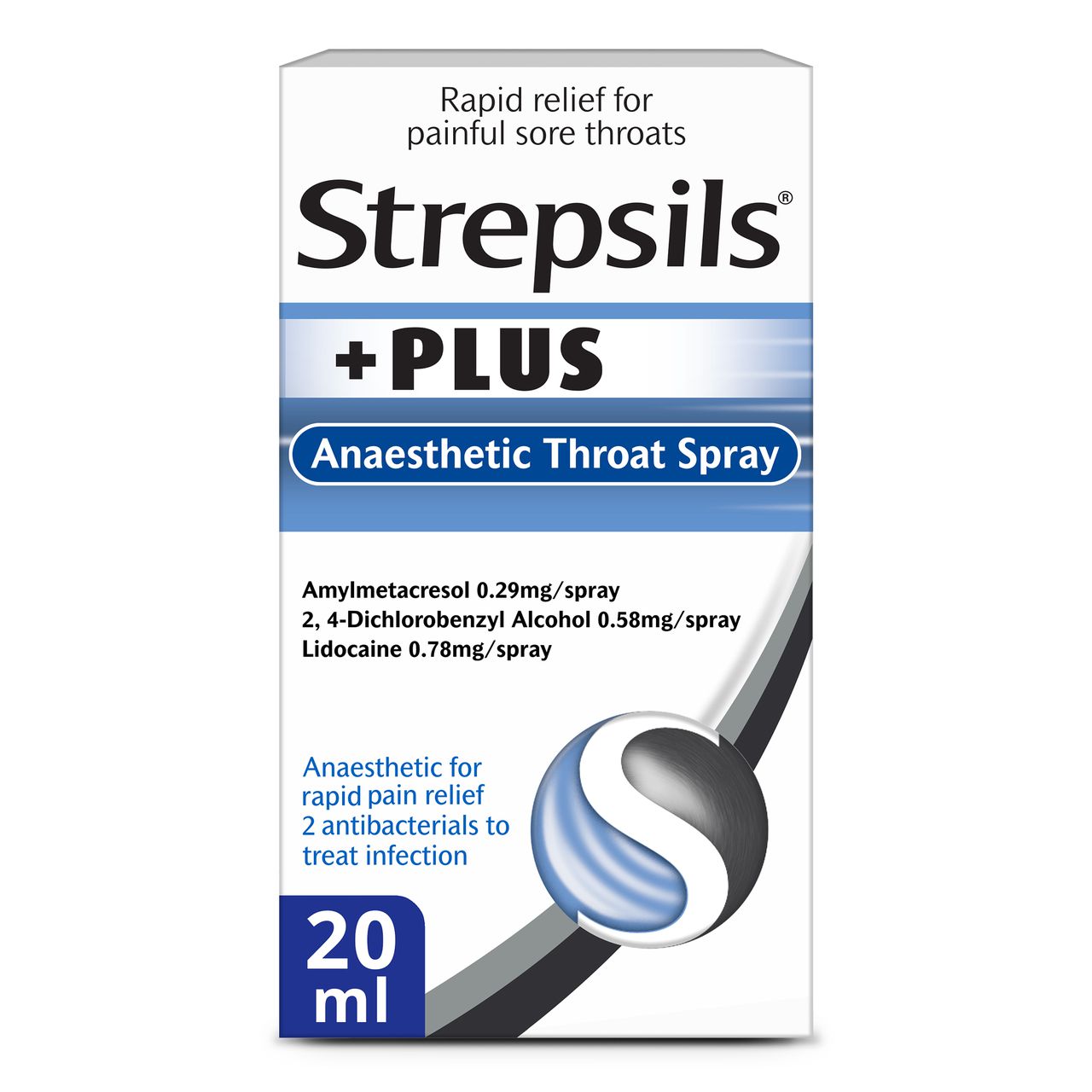STREPSILS PLUS ANAESTHETIC THROAT SPRAY