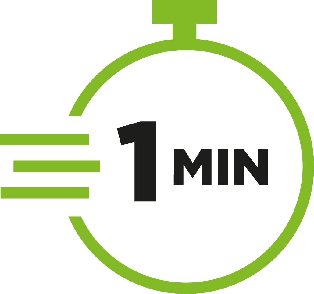 Sofortige Linderung ab 1 Min