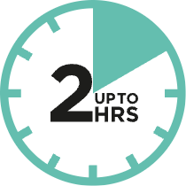 Starts to get to work immediately and is scientifically proven to work for up to 2 hours