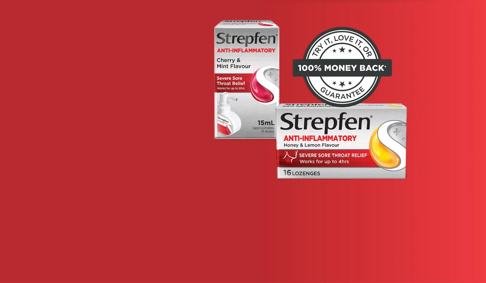 Strepfen Money Back Guarantee | Strepsils AU