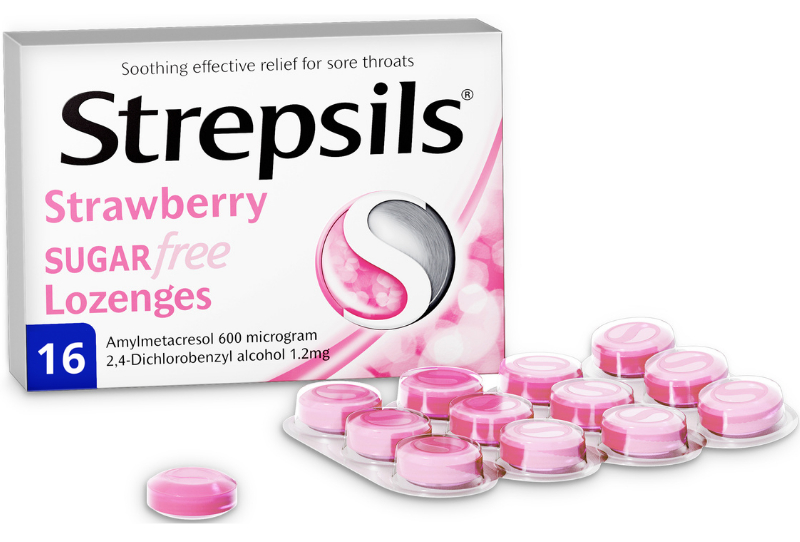Strepsils Strawberry (Sugar Free)