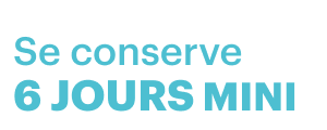 Se conserve 6 jours minimum