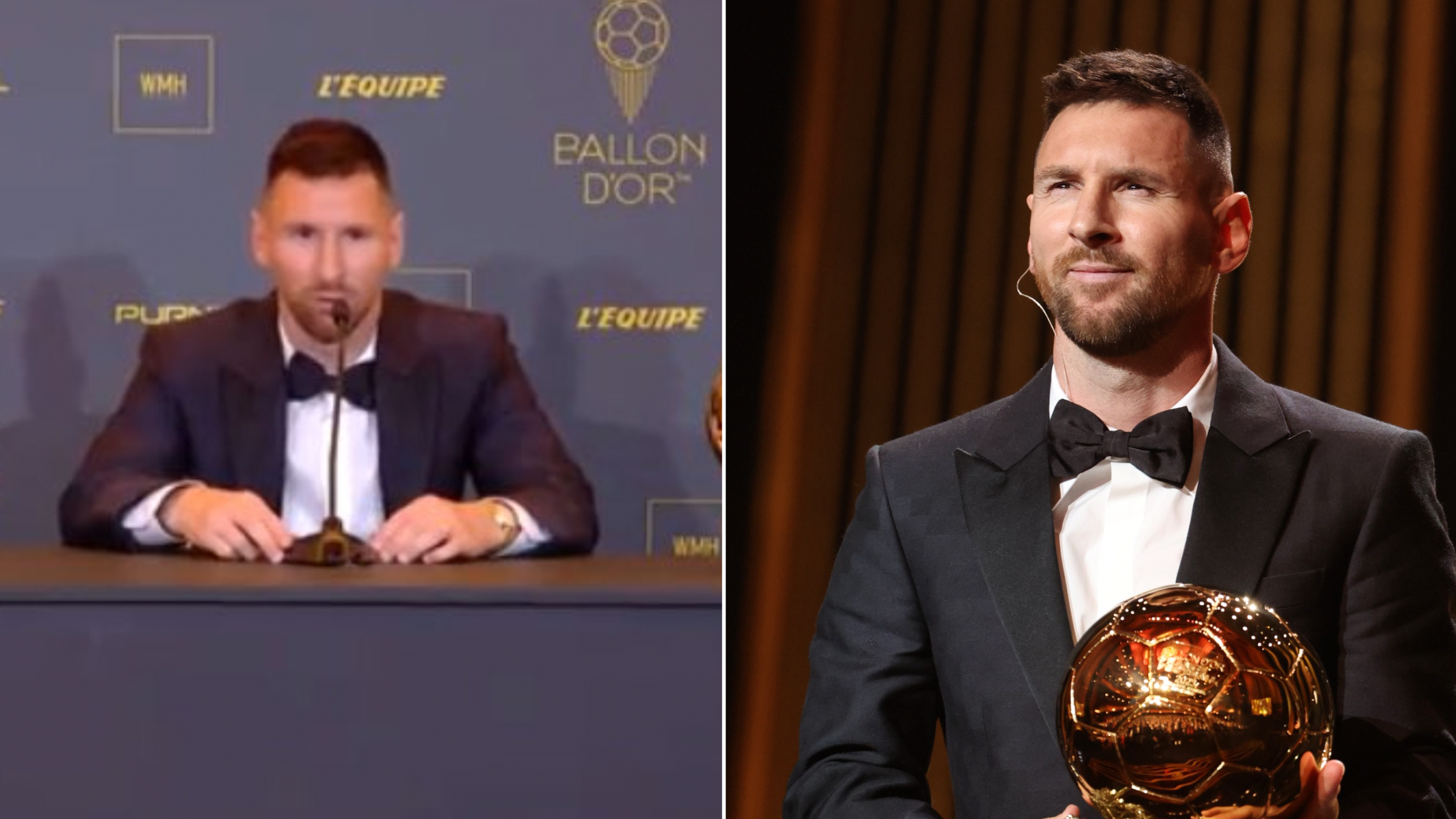 You son of a b*tch' - Lionel Messi calls out Ibai Llanos at 2023 Ballon  d'Or ceremony after Twitch streamer made private text conversation with  Inter Miami superstar public