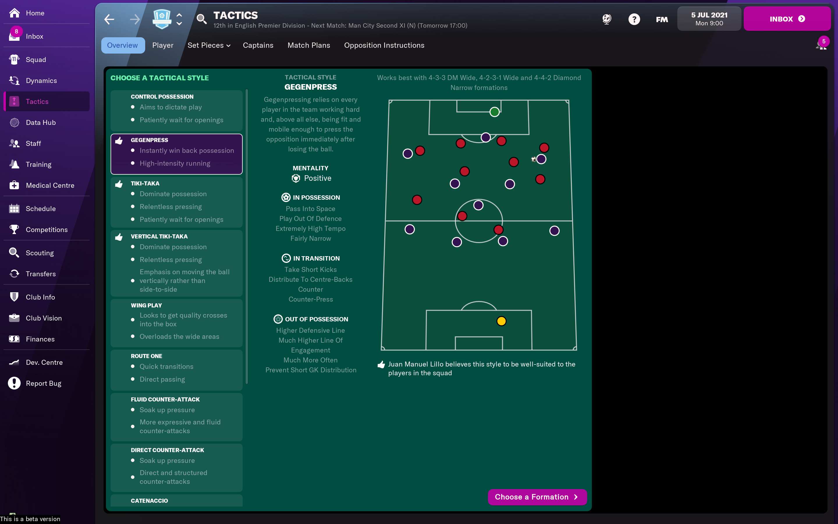 FOOTBALL MANAGER 2022 MOBILE AMAZING ATTACKING TACTIC! 