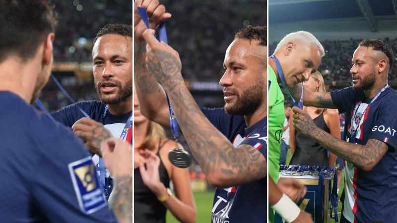 Neymar Takes Charge Of Medal Ceremony After Helping Paris Saint Germain Win The Champions Trophy - Vimarsana News