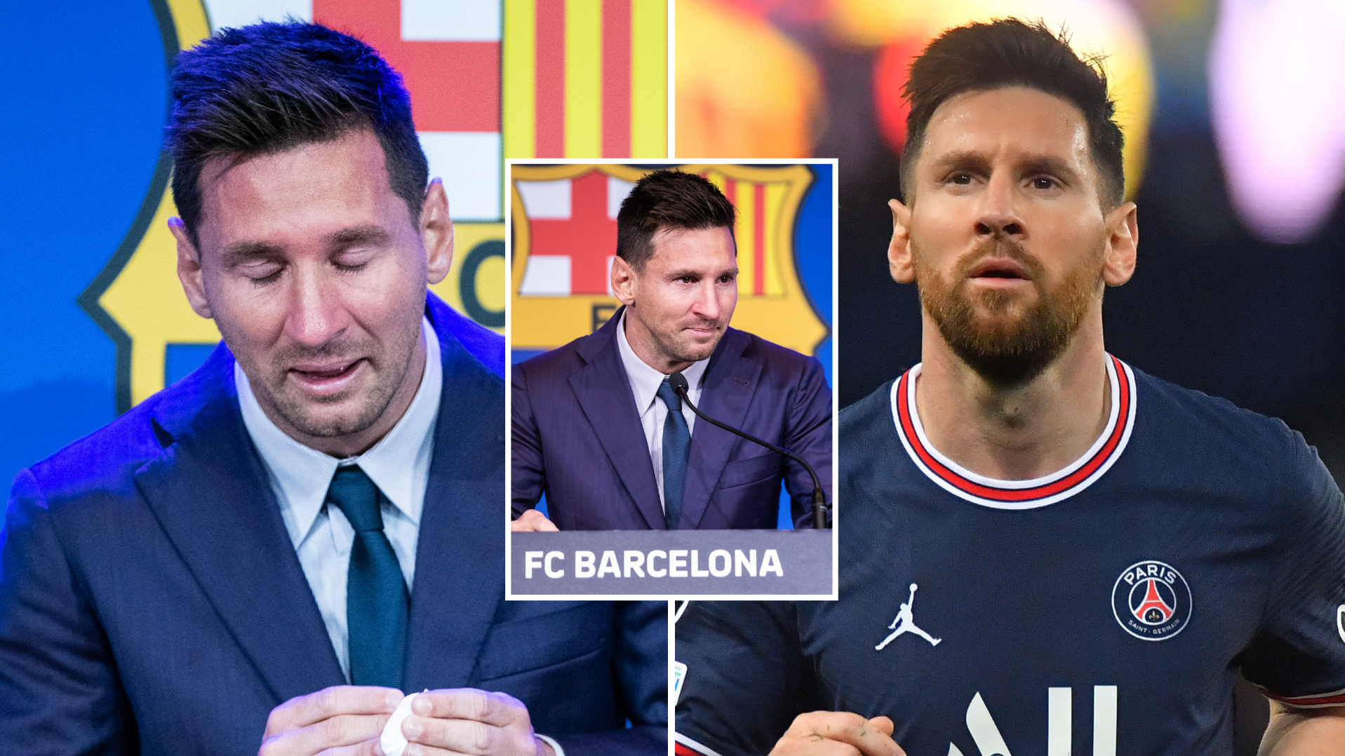 Lionel Messi breaks down in tears in Barcelona FC farewell