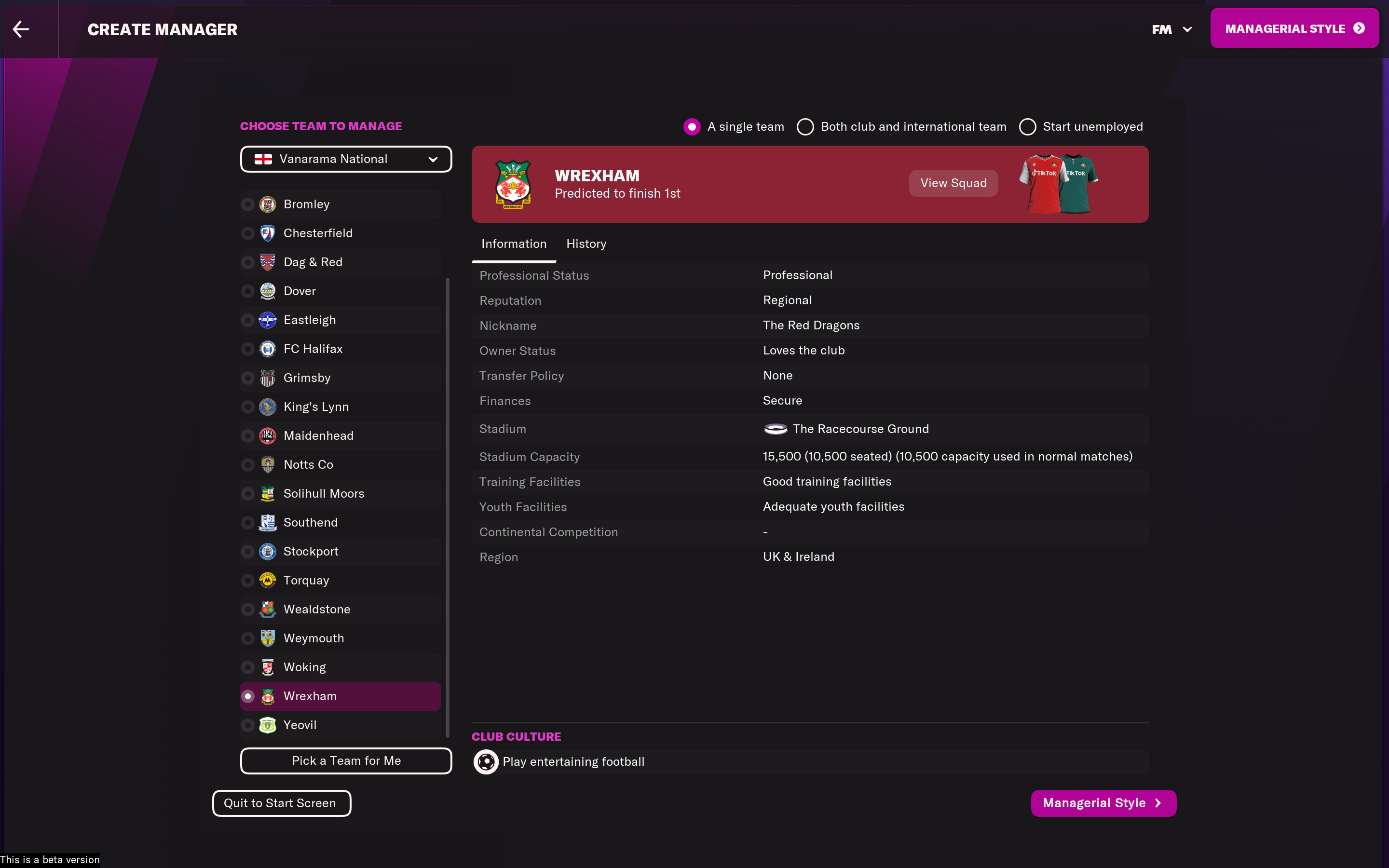 The best teams to start a save with in Football Manager 2022