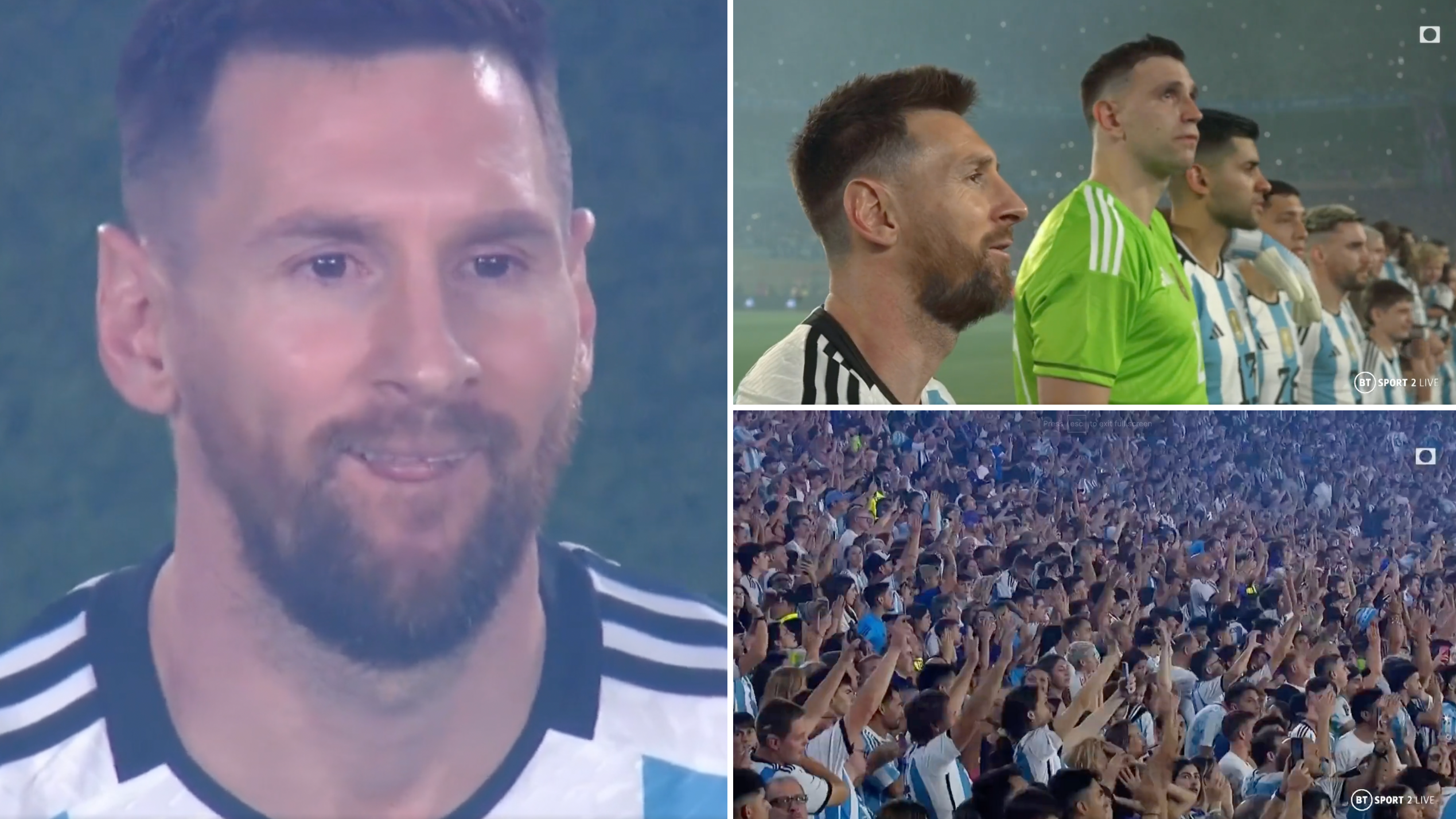 Lionel Messi mobbed by Argentina fans during dinner at Don Julio