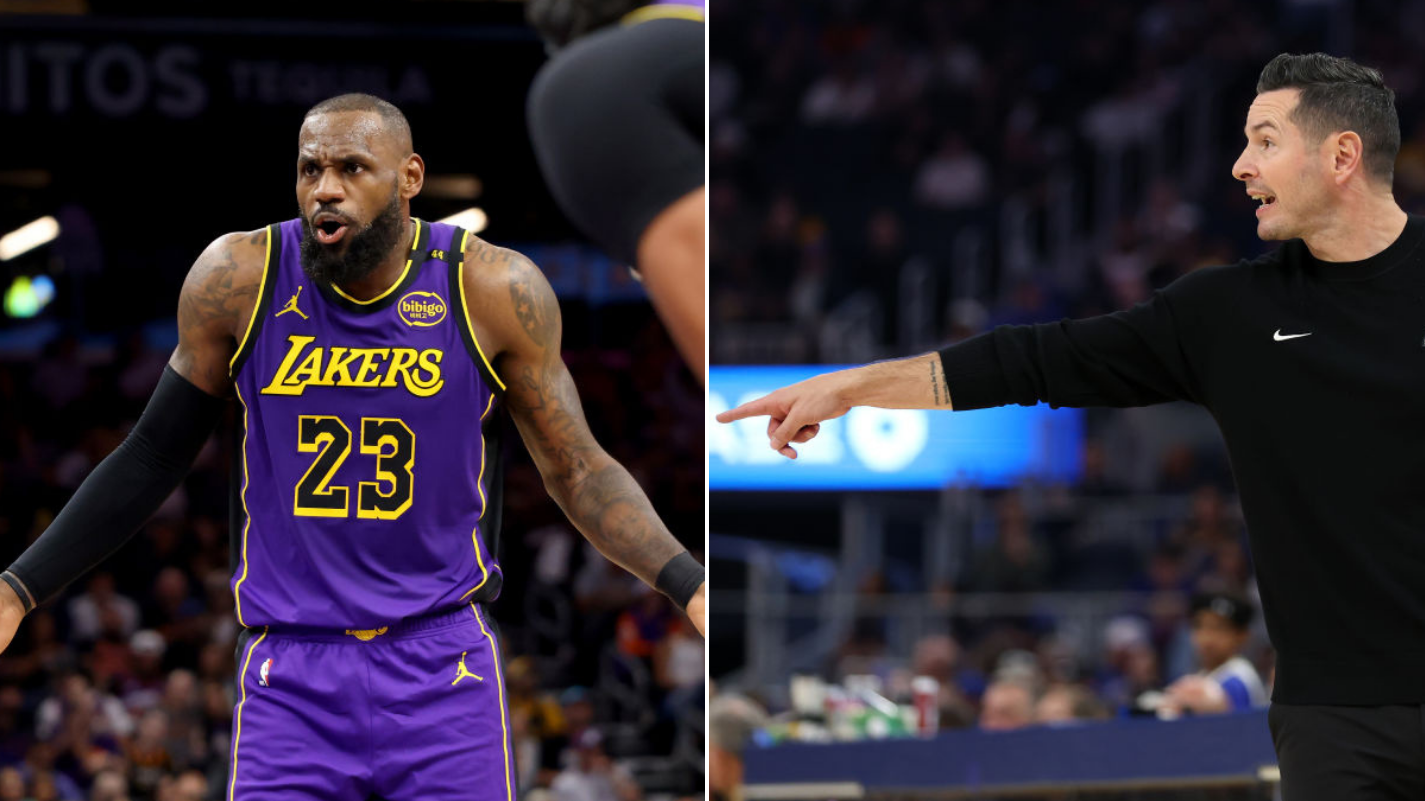 LeBron James and JJ Redick's clash during LA Lakers defeat shown in a new  angle and it tells a whole new story - NBA - SPORTbible