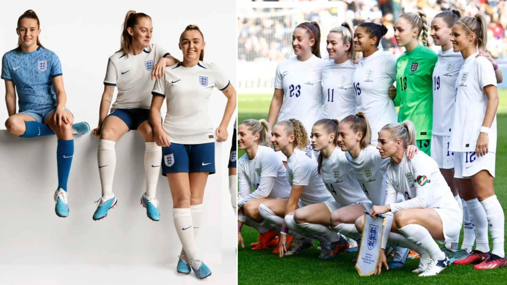 England's Lionesses score blue shorts in new kit to tackle period concerns