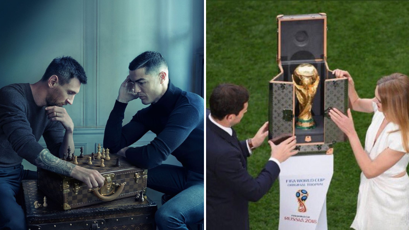 Louis Vuitton Collab With Cristiano Ronaldo And Lionel Messi