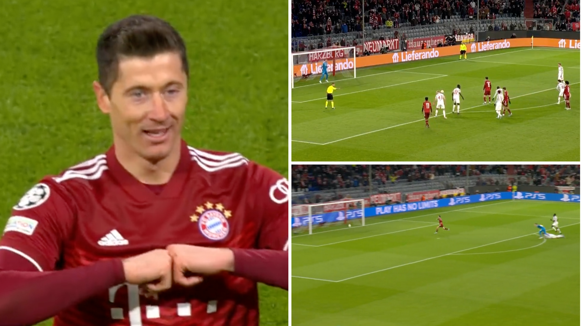 Robert Lewandowski DESTROYS RB Salzburg With 22-Minute Hat-Trick For Bayern Munich In Champions League - Vimarsana News