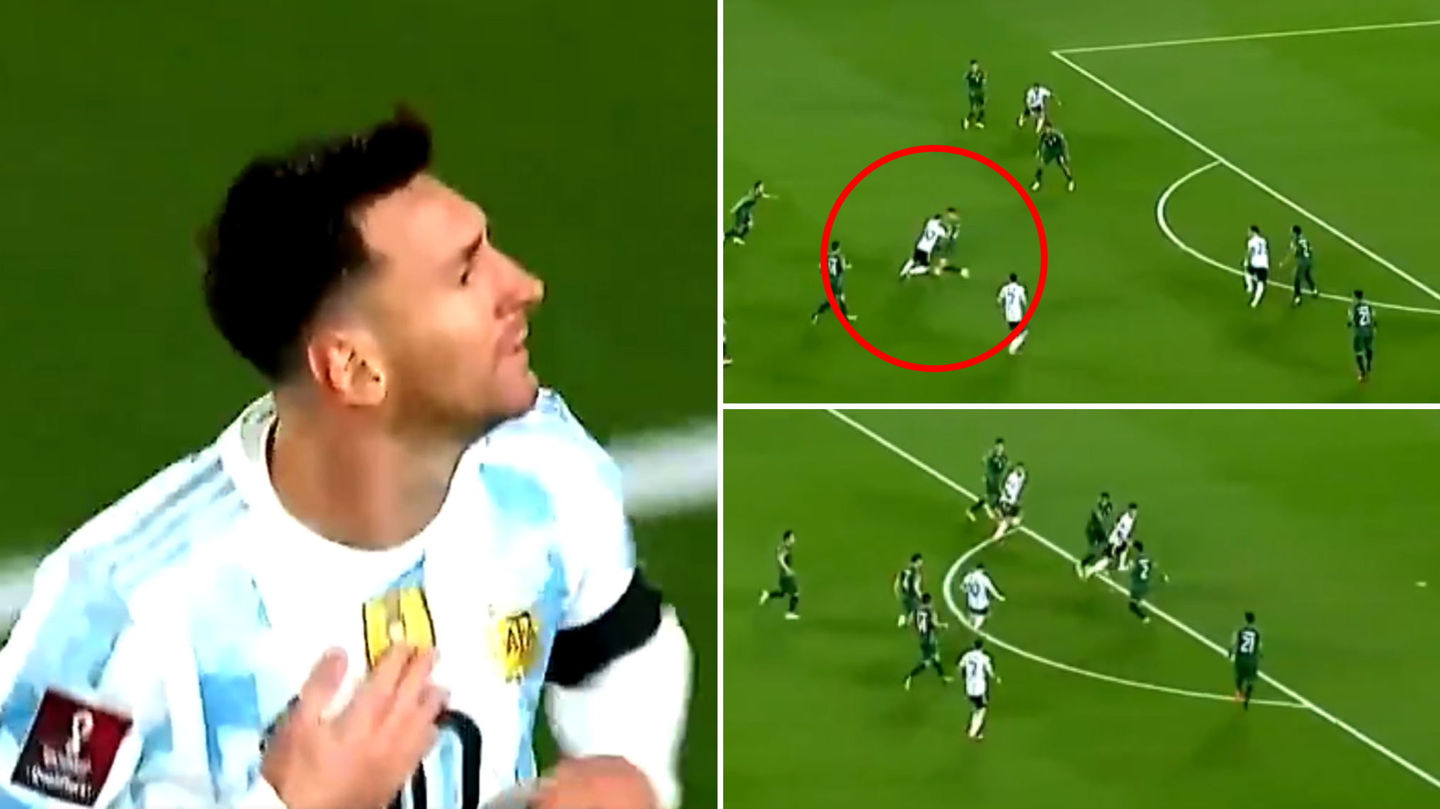 Messi hat trick