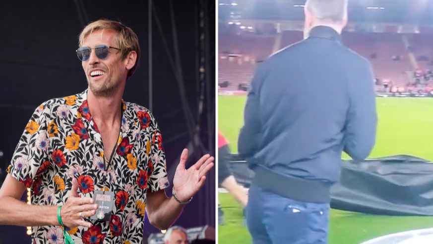 People Are Begging Peter Crouch To Change The Name On The Back Of