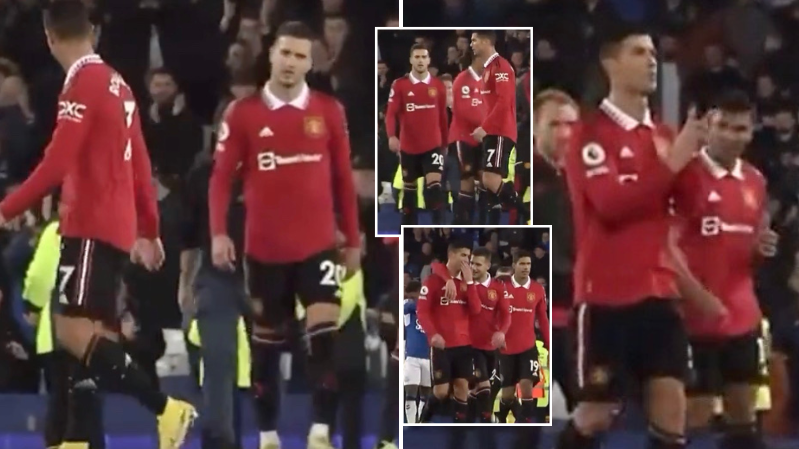 Cristiano Ronaldo encouraged to applaud Man Utd fans by Diogo Dalot after Everton win - Vimarsana News