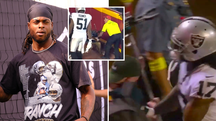 NFL: Las Vegas Raiders' Davante Adams charged after shoving photographer -  BBC Sport